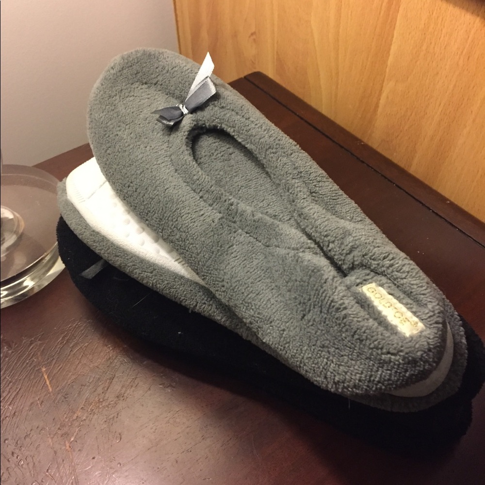 Ballerina slippers.